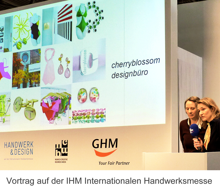 cherryblossom designbüro präsentiert sich auf der IHM, Handwerk und Design